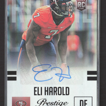 2015 Panini Prestige Eli Harold #237 06/10 Auto Black