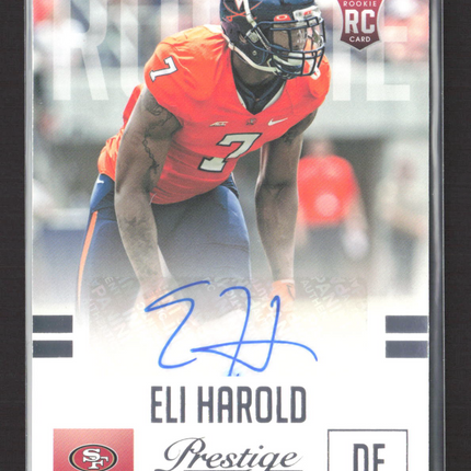 2015 Panini Prestige Eli Harold #237 Auto