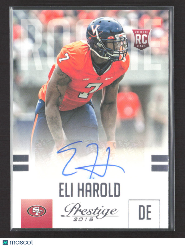 2015 Panini Prestige Eli Harold #237 Auto