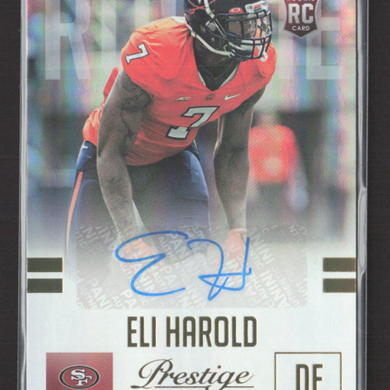 2015 Panini Prestige Eli Harold #237 15/50 Auto Gold