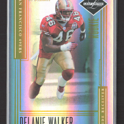 2006 Donruss Playoff Leaf Limited Spotlight Delanie Walker #179 Gold /10