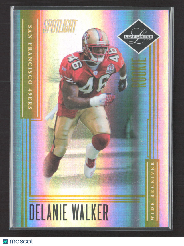 2006 Donruss Playoff Leaf Limited Spotlight Delanie Walker #179 Gold /10