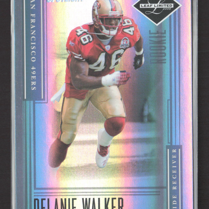 2006 Donruss Playoff Leaf Limited Spotlight Delanie Walker #179 /25 Silver