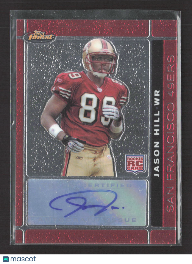 2007 Topps Finest Jason Hill #133 RC Auto