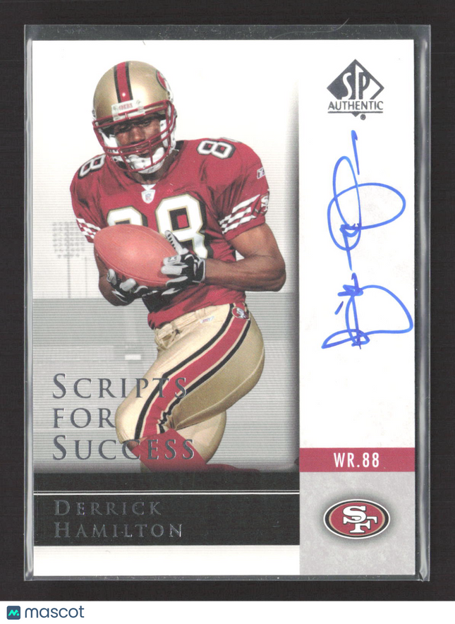 2004 Upper Deck SP Authentic Scripts for Success Derrick Hamilton #SS-DH Auto