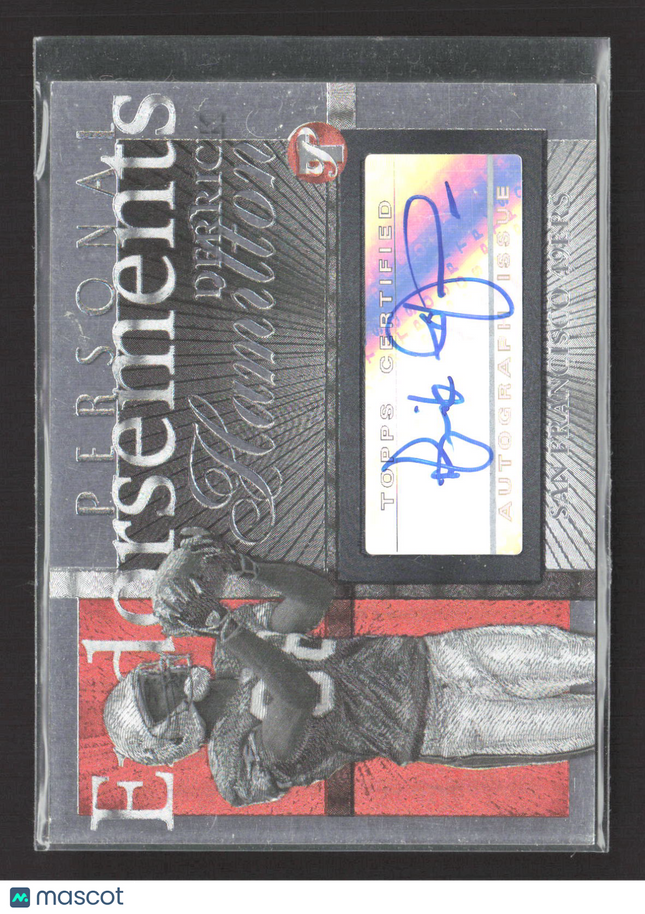 2004 Topps Pristine Personal Endorsements Derrick Hamilton #PE-DHA Auto