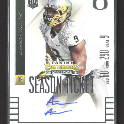 2015 Panini Contenders Draft Picks Arik Armstead #154 RC Auto