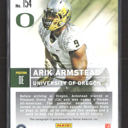 2015 Panini Contenders Draft Picks Arik Armstead #154 RC Auto