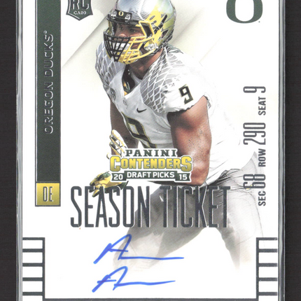 2015 Panini Contenders Draft Picks Arik Armstead #154 RC Auto