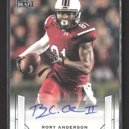 2015 Leaf Draft Rory Anderson #BA-RA1 Auto