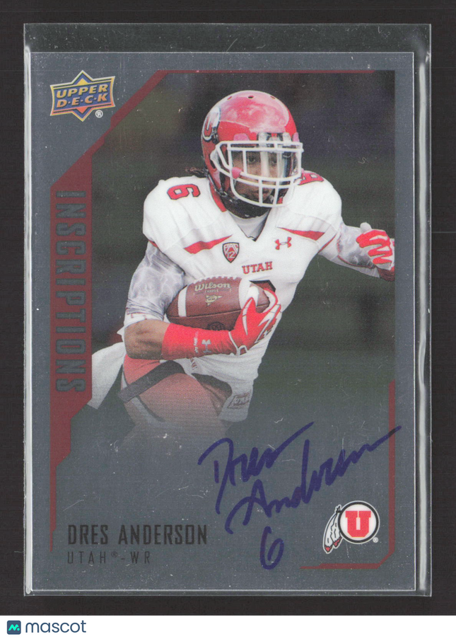 2015 Upper Deck Inscriptions Football Dres Anderson #DA Auto