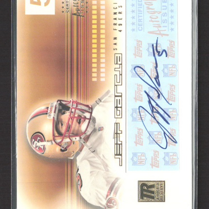 2002 Topps Reserve Jeff Garcia #RA-JG Auto