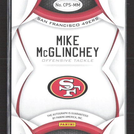 2018 Panini Certified Certified Potential Mike McGlinchey #CPS-MM /99 Auto