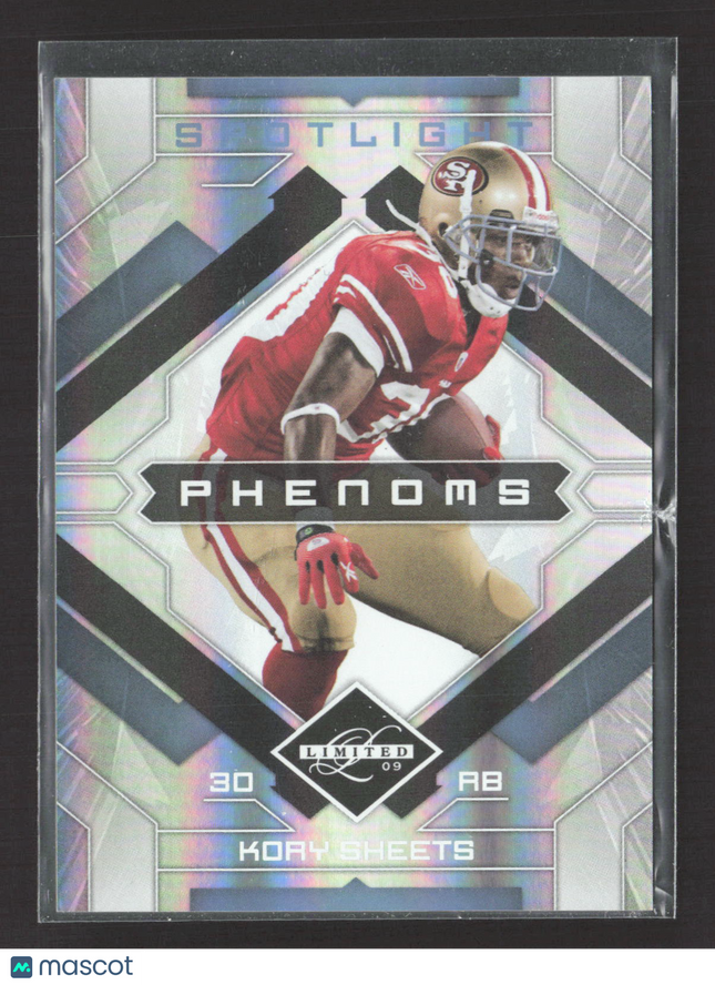 2009 Donruss Limited Phenoms Spotlight Kory Sheets #183 Black 1/1