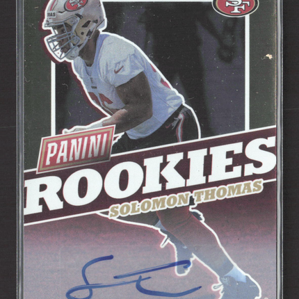 2017 Panini The National Solomon Thomas #FB48 Auto