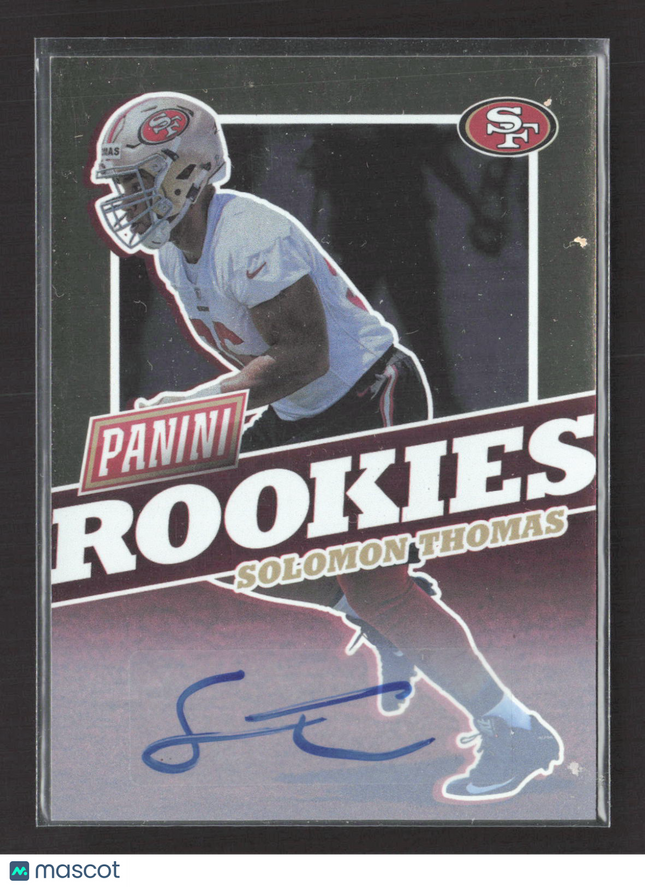 2017 Panini The National Solomon Thomas #FB48 Auto