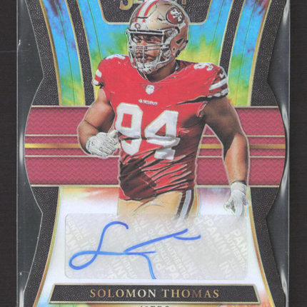 2018 Panini Select Prizm Solomon Thomas #RS-ST Tie-Dye 14/15 Auto