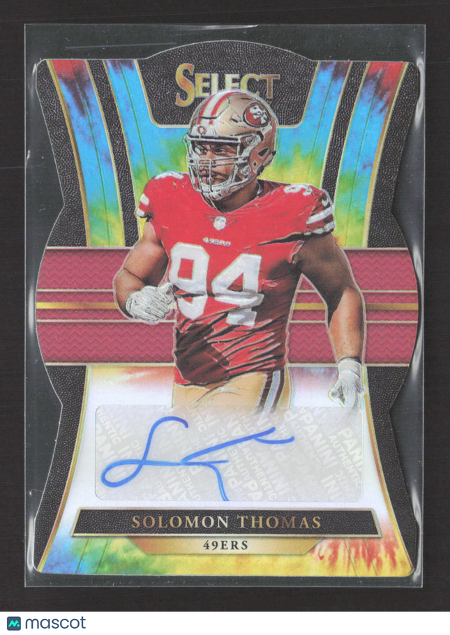2018 Panini Select Prizm Solomon Thomas #RS-ST Tie-Dye 14/15 Auto