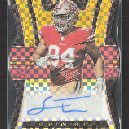 2018 Panini Select Prizm Solomon Thomas #RS-ST Gold 02/10 Auto