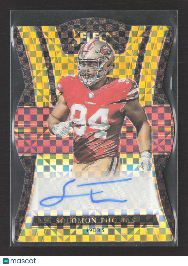 2018 Panini Select Prizm Solomon Thomas #RS-ST Gold 02/10 Auto