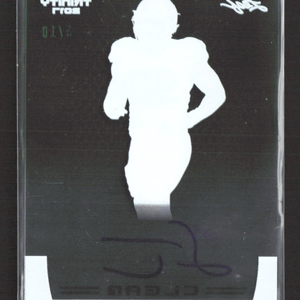 2017 Leaf Trinity Clear Solomon Thomas #CA-ST1 5/10 Authentic Signature Auto