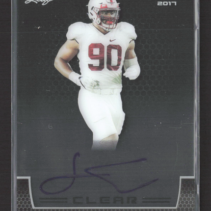2017 Leaf Trinity Clear Solomon Thomas #CA-ST1 Auto
