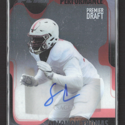 2017 SAGE HIT Peak Performance Premier Draft Solomon Thomas #PK-ST Auto