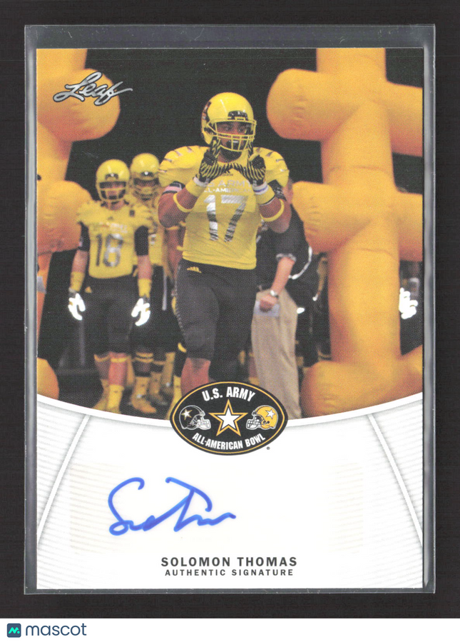 2014 Leaf U.S. Army All-American Bowl Solomon Thomas #BA-ST2 Auto
