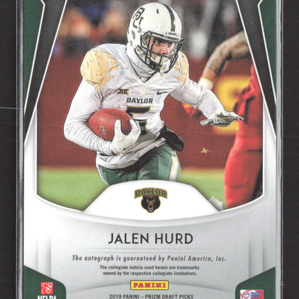 2019 Panini Prizm Draft Picks Jalen Hurd #267 Auto