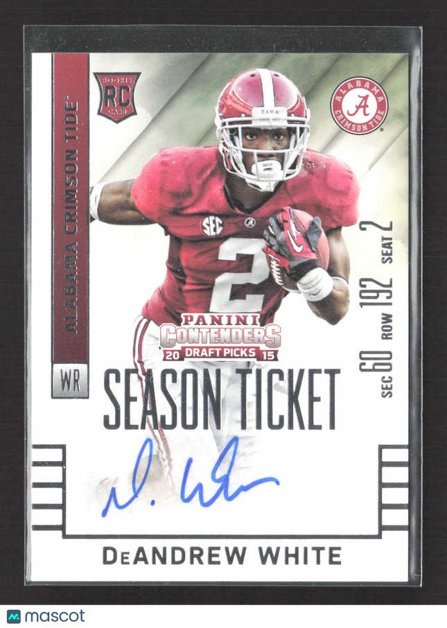 2015 Panini Contenders Draft Picks DeAndrew White #271 RC Auto