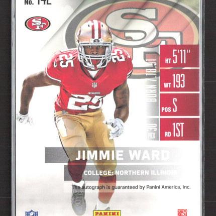2014 Panini Contenders Rookie Ticket Jimmie Ward #142 RC Auto
