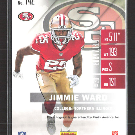 2014 Panini Contenders Jimmie Ward #142 RC Auto