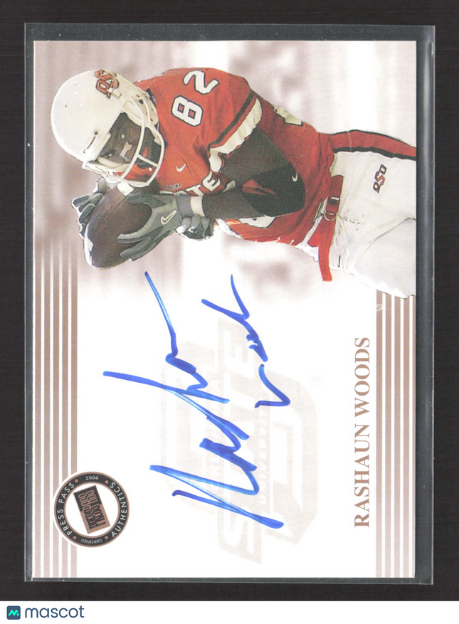 2004 Press Pass Rashaun Woods Auto