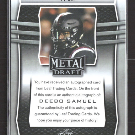 2019 Leaf Metal Draft Deebo Samuel #PV-DS1 Auto