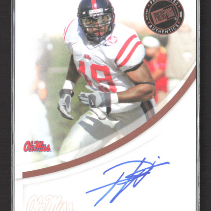 2007 Press Pass Authentics Patrick Willis #PPS-PW Auto