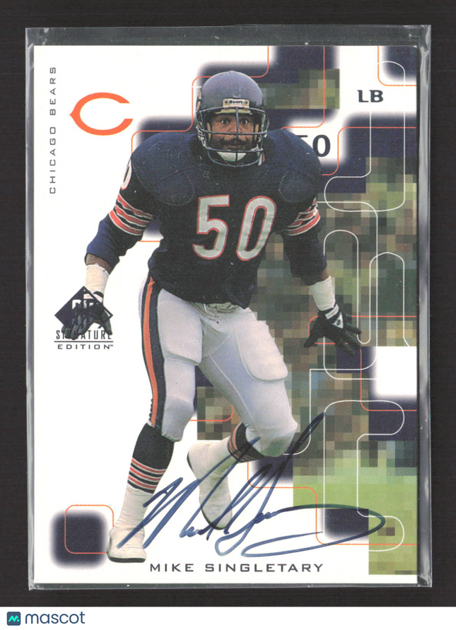 1999 Upper Deck SP Signature Edition Mike Singletary #CP Auto
