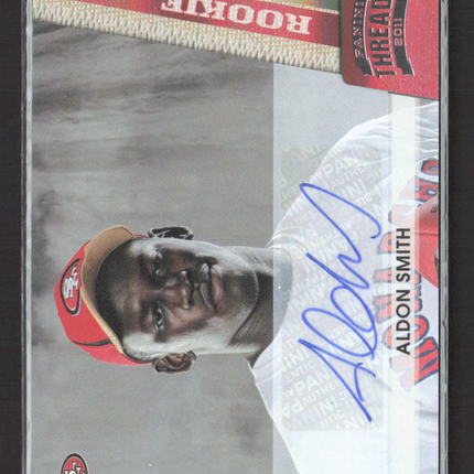 2011 Panini Threads Aldon Smith #155 057/299 Auto