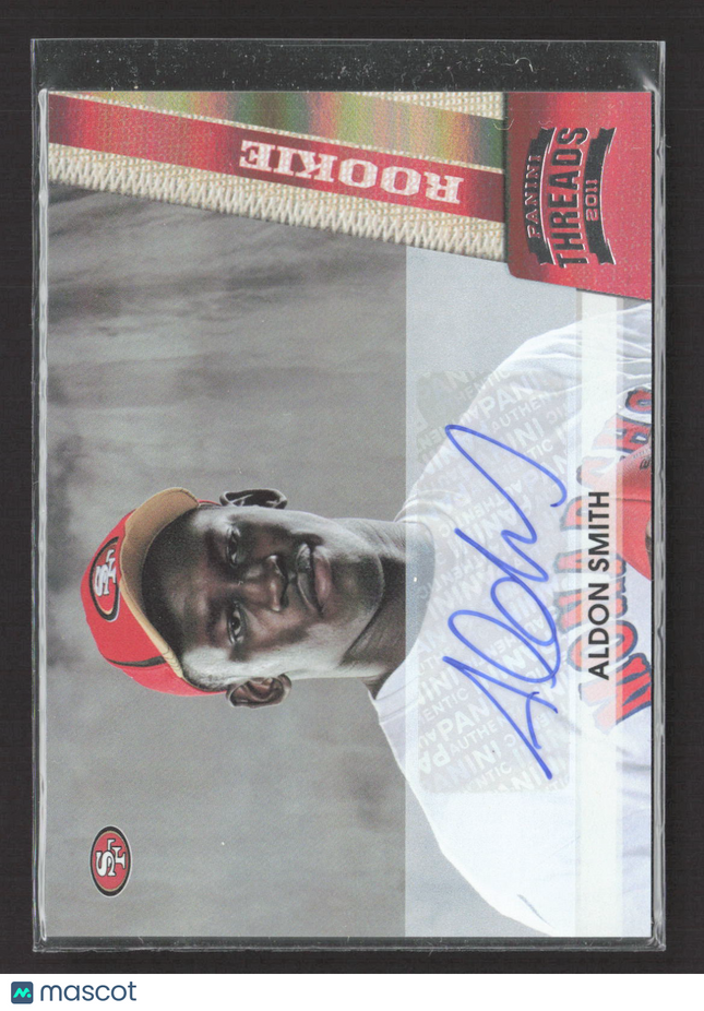 2011 Panini Threads Aldon Smith #155 057/299 Auto