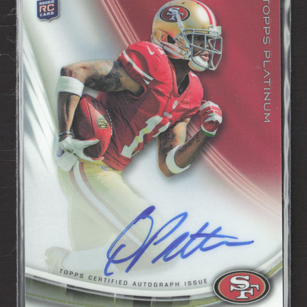2013 Topps Platinum Quinton Patton #A-QP RC Auto