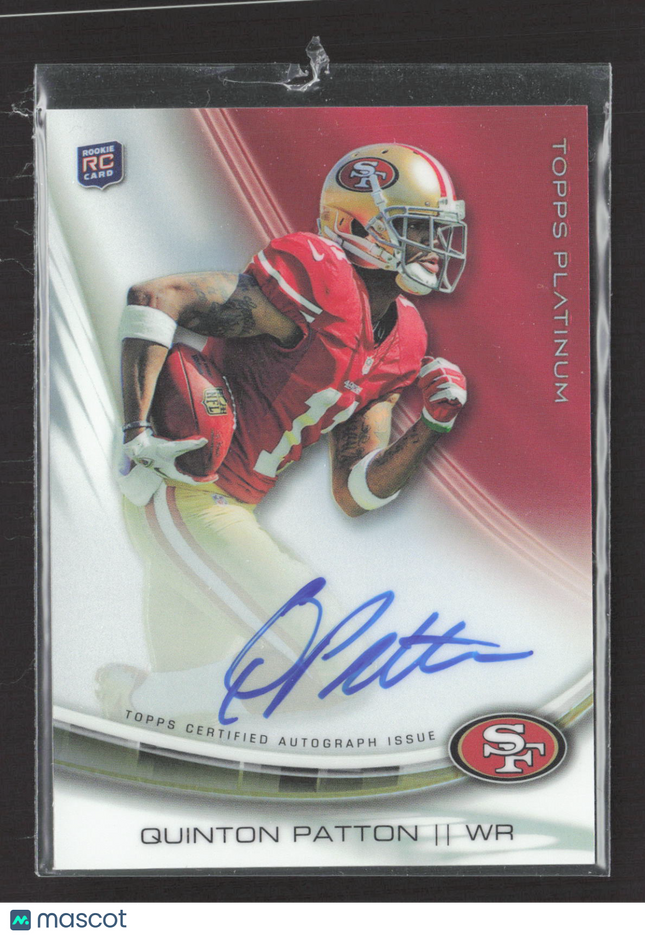 2013 Topps Platinum Quinton Patton #A-QP RC Auto