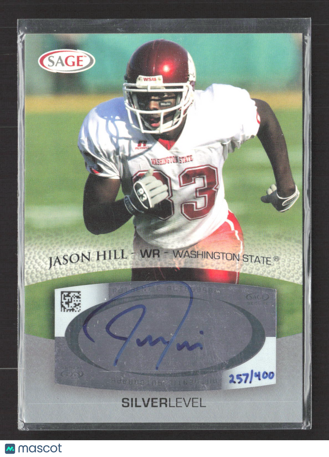 2007 SAGE Silver Level Jason Hill #A25 257/400 Auto