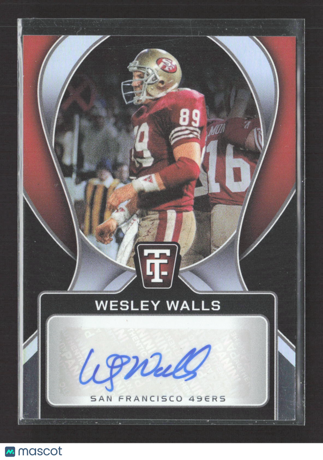 2025 Panini Totally Certified Wesley Walls #SIG-WWS Auto