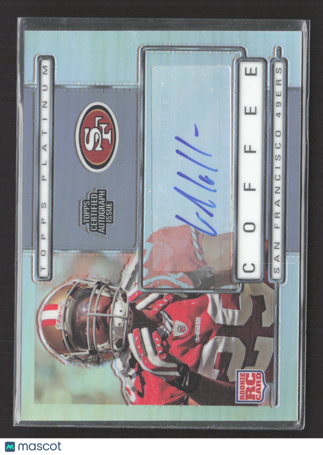 2009 Topps Platinum Glen Coffee #120 RC 056/550 Auto