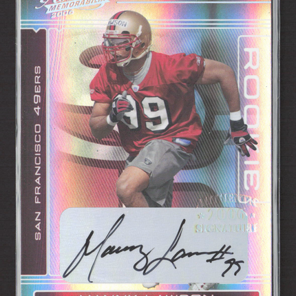 2006 Playoff Absolute Memorabilia Spectrum Manny Lawson #188 092/150 Auto