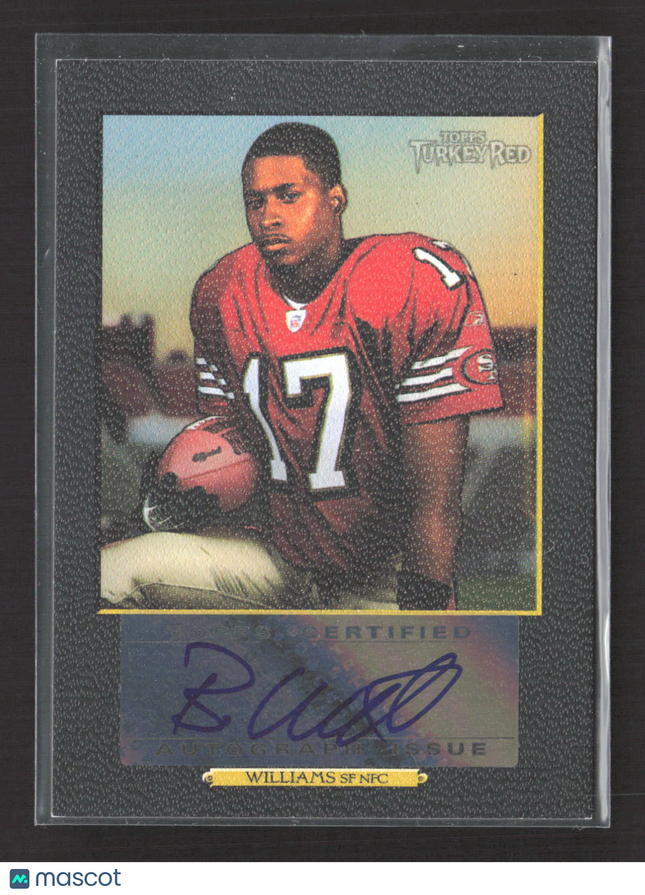 2006 Topps Turkey Red Brandon Williams #TRA-BW Black 47/50 Auto