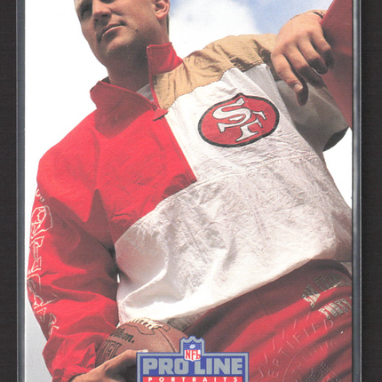 1991 Pro Line Portraits Brent Jones #117 Auto