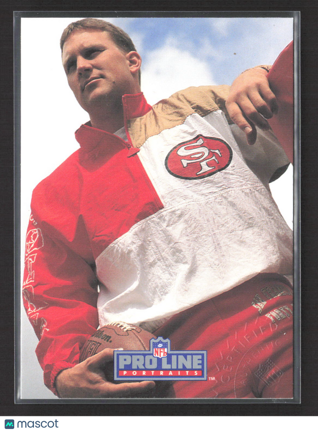 1991 Pro Line Portraits Brent Jones #117 Auto