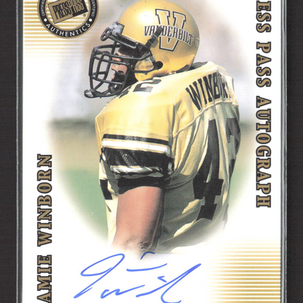 2001 Press Pass Signature Edition Jamie Winborn Auto