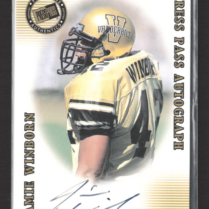 2001 Press Pass Signature Edition Jamie Winborn #N/A Autograph Auto