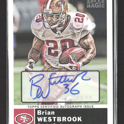 2010 Topps Magic Brian Westbrook #34 Auto